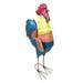 Backyard Expressions Statue Rooster 74 in. Metal