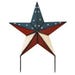 Backyard Expressions Stake Americana Metal Star 24 in.