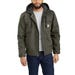 Carhartt Men's Utility Jacket Relaxed Fit Sherpa Lined Washed Duck