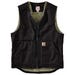 Carhartt Men's Vest Relaxed Fit Sherpa Lined Washed Duck