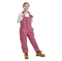 Berne Youth Bib Overall Insulated Softstone Duck