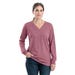 Berne Performance Women's Long Sleeve Pocket T-Shirt V-Neck