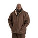 Berne Heartland Men's Hooded Work Coat Sherpa Lined Washed Duck