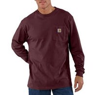 Carhartt Men's Long Sleeve Pocket T-Shirt Loose Fit Heavyweight