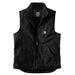 Carhartt Men's Vest Loose Fit Sherpa Lined Mock Neck Washed Duck