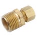 Connector 3/16 in. CMP x 1/8 in. MPT Brass