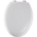 Toilet Seat Elongated White Wood