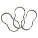 Shower Curtain Hooks Chrome Wire 12 Pack