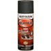 Spray Paint High-Heat Flat Black 12 oz. Enamel