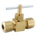 Compression Needle Valve 1/4 in. x 1/4 in. Brass