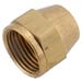Rod Nut Short 3/8 in. Brass 2 Pack