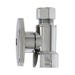 Master Plumber Stop Valve Straight 1/2 in. x 3/8 in. Chrome