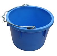 Bucket 8 qt. Berry Blue Plastic