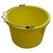 Master Rancher Bucket 8 qt. Yellow Plastic
