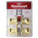 Entry Lockset Tylo Polished Brass 2 Pack