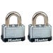 Padlock 1-1/2 in. Warded Steel 2 Pack