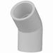 Elbow SxS 45 Degree 1 in. White