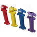 Squeaky Dog Toy Loofa 6 in. Assorted Colors Latex Plush Filled