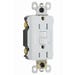 GFCI Duplex Receptacle Self-Test 15A White