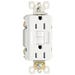GFCI Duplex Receptacle Self-Test 15A White