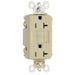 GFCI Duplex Receptacle Self-Test 20A Ivy