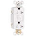 GFCI Duplex Receptacle Self-Test 20A White