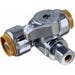 PEX Stop Valve Tee 1/2 in. x 1/4 in.