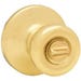 Privacy Lockset Polished Brass
