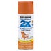 Rust-Oleum Painter's Touch 2x Spray Paint Satin Rustic Orange 12 oz.