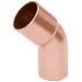 Street Elbow 45 Degree 1/2 in. Copper