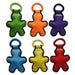 Dog Toy Tug Man 14 in. Assorted Colors Plush Body/Cotton Rope Handle