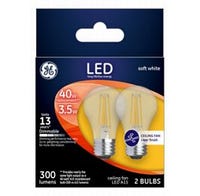 GE Lighting Fan Light Bulb 3.5 Watt Soft White 2 Pack