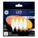 GE Lighting Light Bulb 4 Watt Frosted 4 Pack