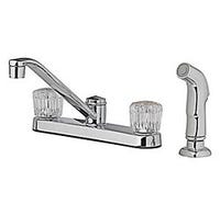 HomePointe Kitchen Faucet with Sprayer Chrome