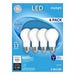 GE Lighting Light Bulb A19 8 Watt Daylight 4 Pack