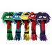 Squeaky Dog Toy Monster Assorted Colors Rope