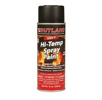 Rutland Hi-Temp Spray Paint 1200&deg;F Black 12 oz.