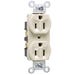 Duplex Receptacle Heavy Duty 15A Ivy