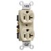 Duplex Receptacle Heavy Duty 20A Ivy
