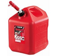 Gas Can 5 gal. Red Plastic