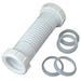 Master Plumber Lavatory/Kitchen Drain Coupling Universal 1-1/4 in. x 6 in. White Plastic