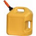 Midwest Can Company Diesel Can 5 gal. Yellow Plastic