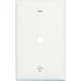 Telephone Wall Plate 1 Gang White