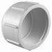 Cap Threaded 3/4 in. White