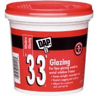 DAP Glazing Compound White 1/2 pt.