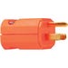 Plug 15A Hi-Vis Orange