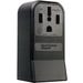 Range Receptacle 3 Pole 50A Black