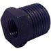 Hex Bushing 1/2 in. x 3/8 in. Black