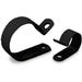 Clamp 1/4 in. Black Plastic 18 Pack