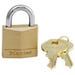 Padlock 1-3/16 in. Brass